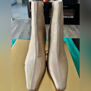Roxy Iridescent Tan Ankle Booties